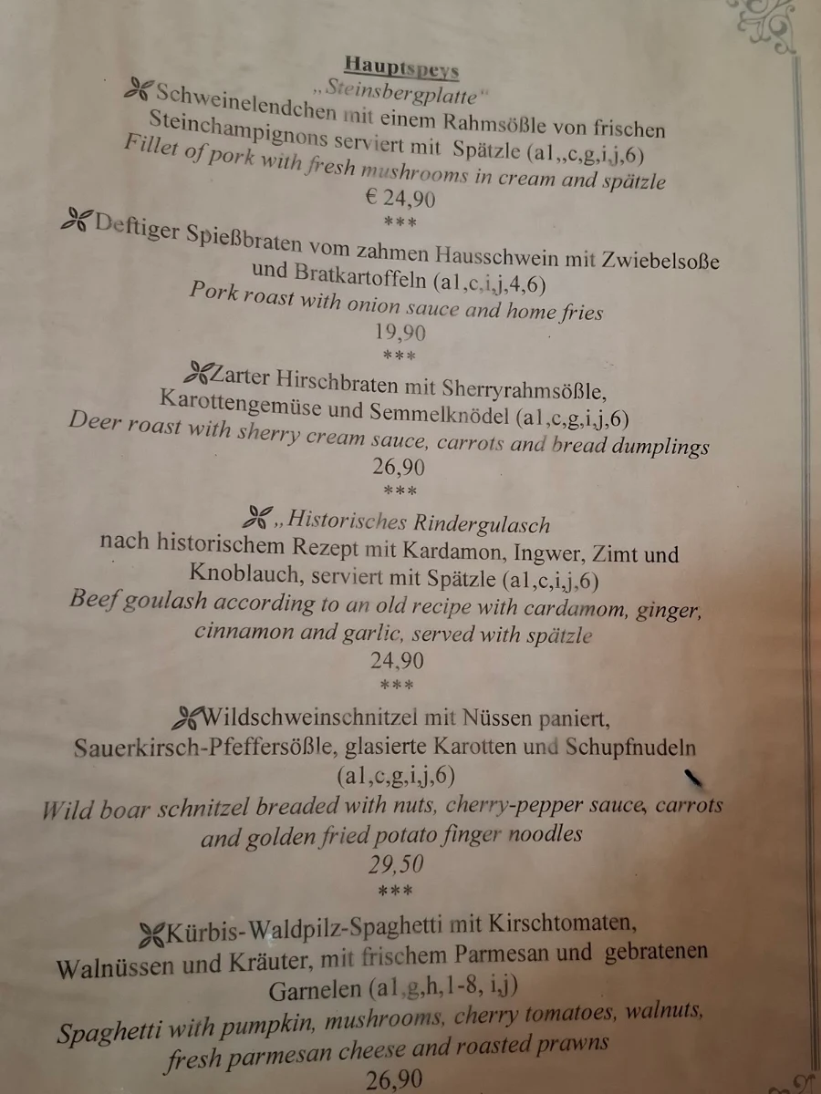 Speisekarte photo 1