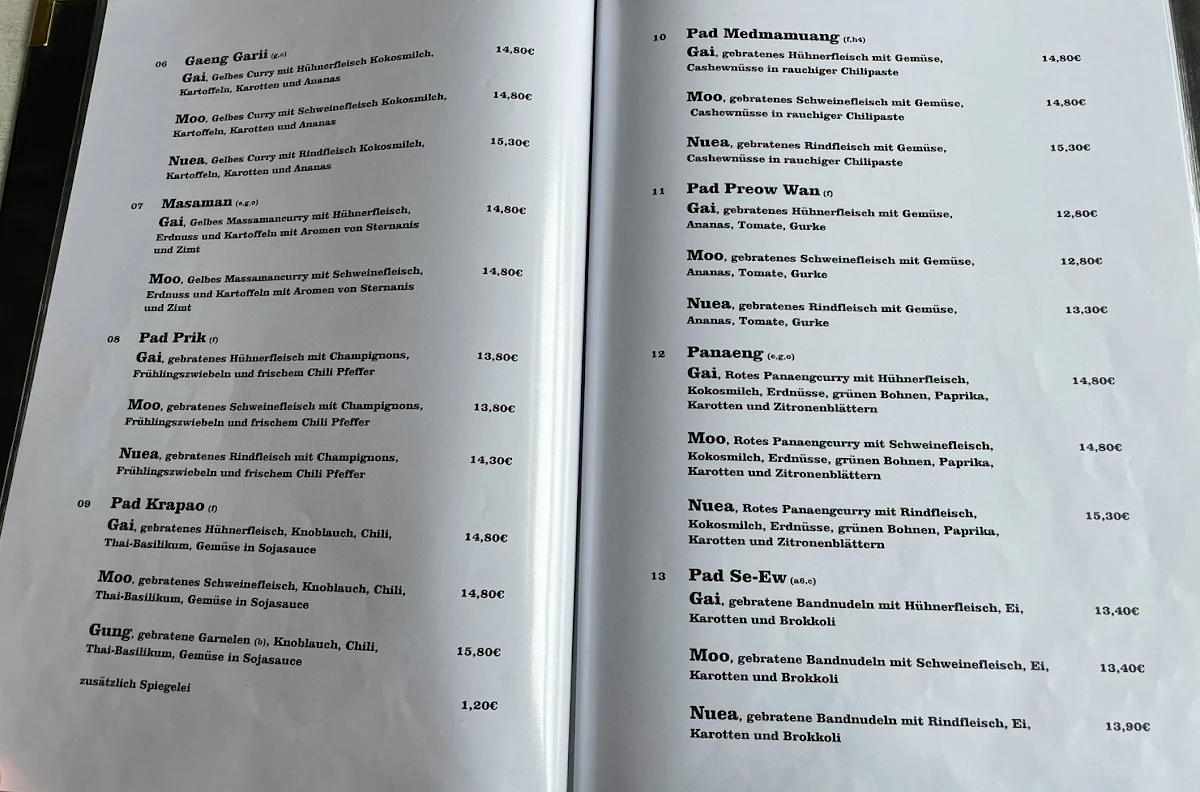 Speisekarte photo 1