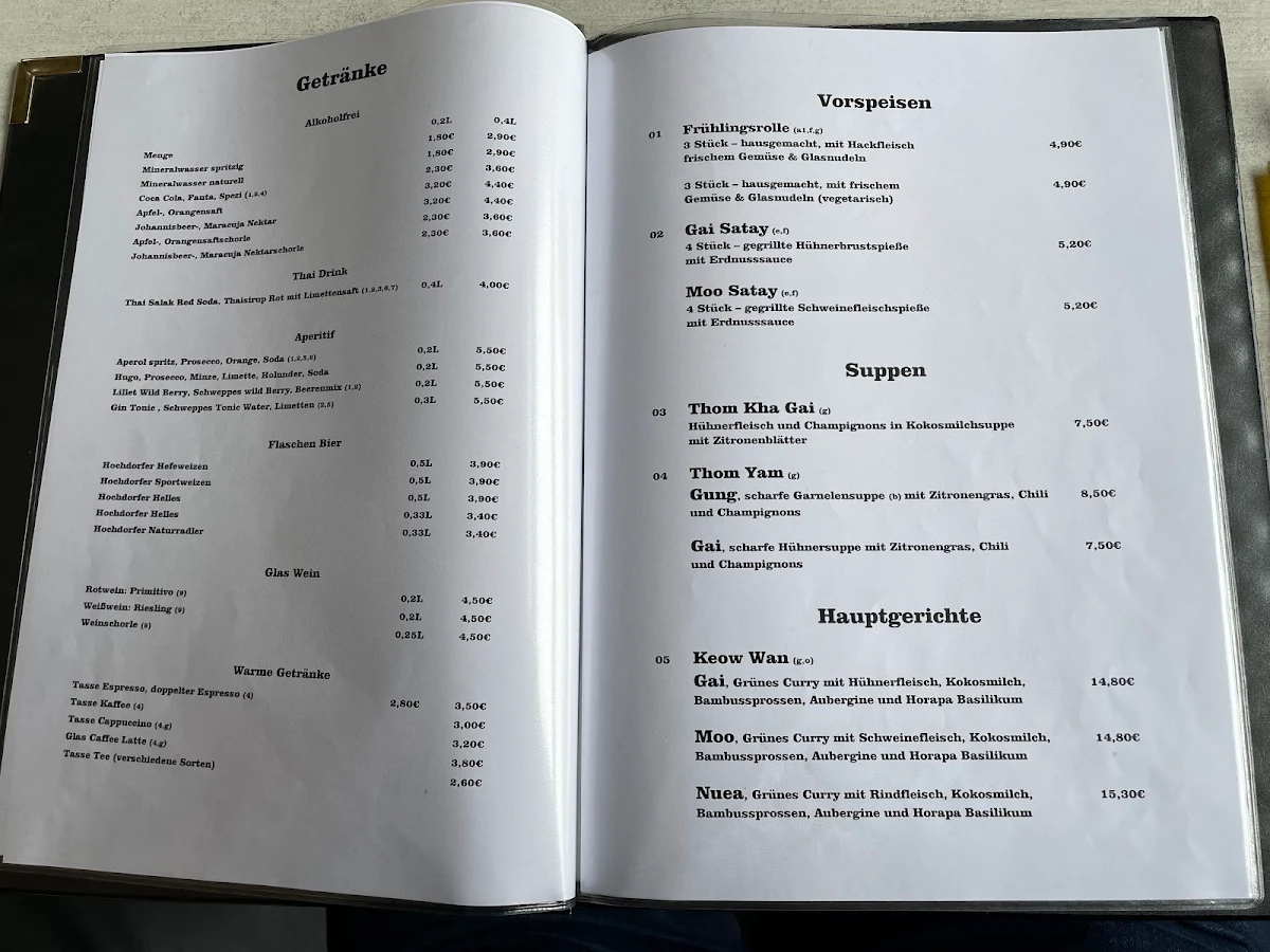 Speisekarte photo 2