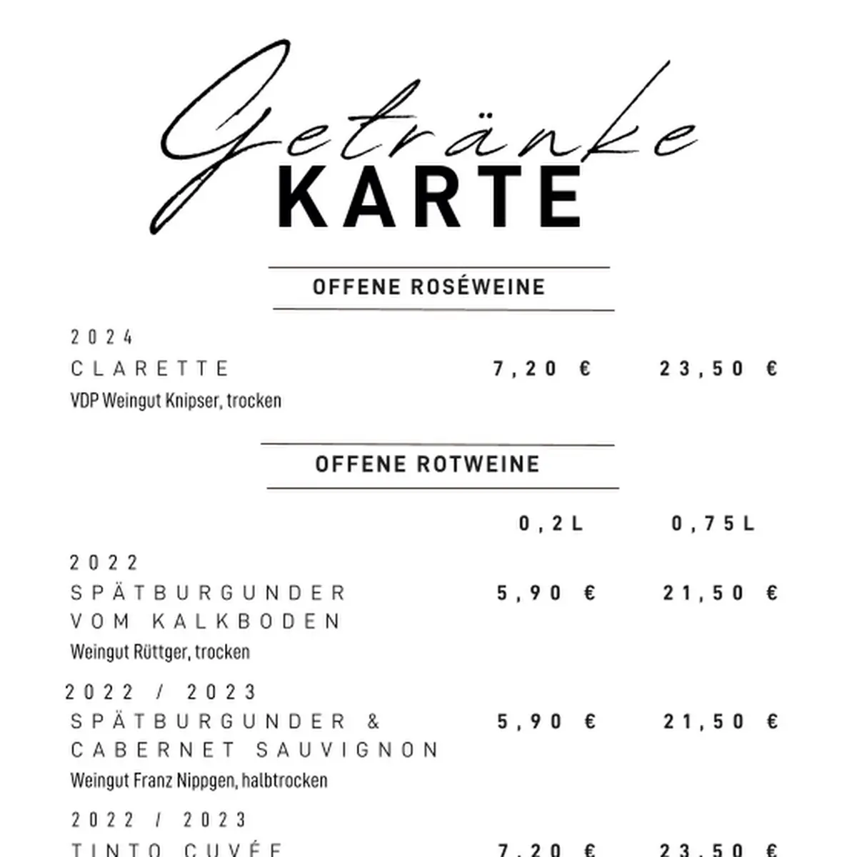 Speisekarte photo 7