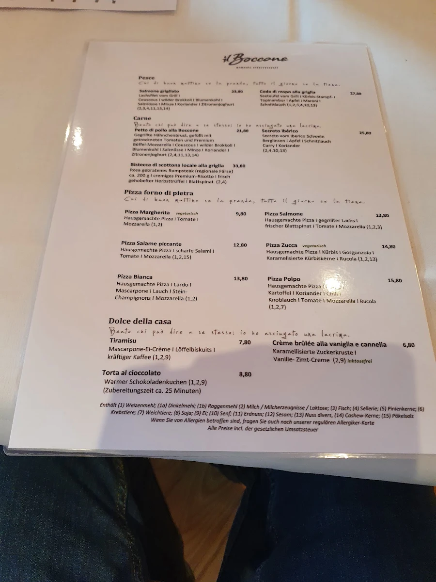 Speisekarte photo 2