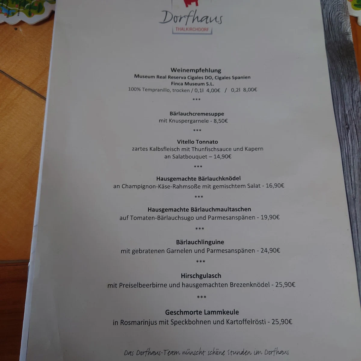 Speisekarte photo 8