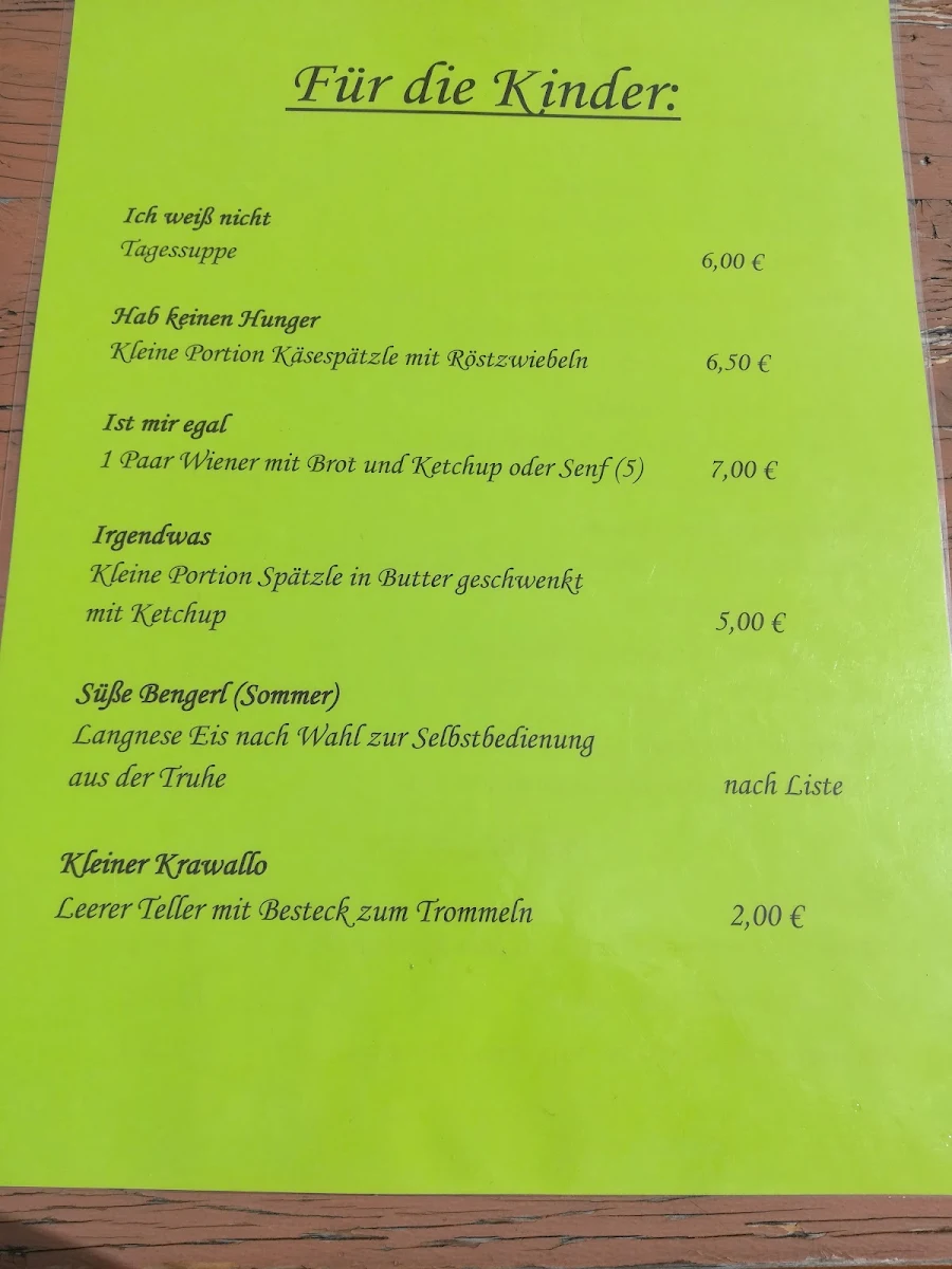 Speisekarte photo 3