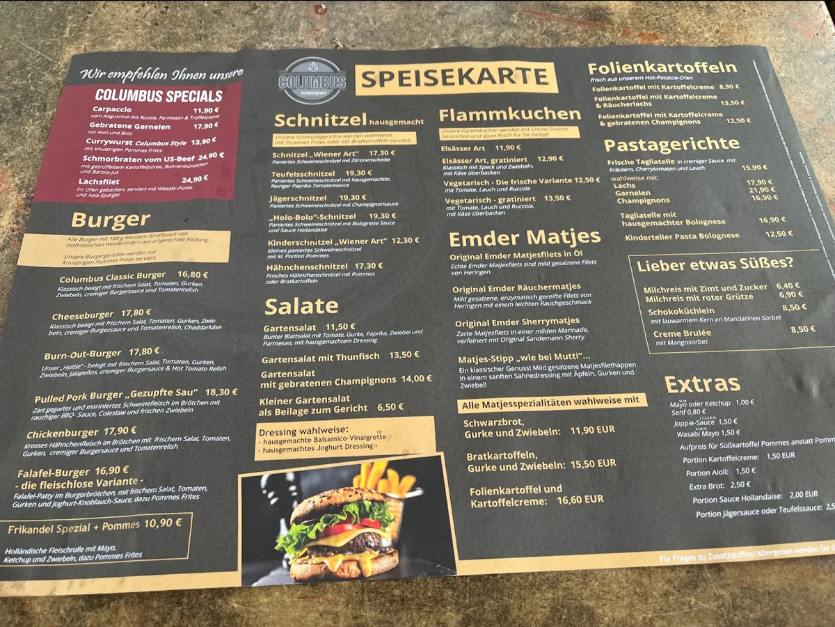 Speisekarte photo 4
