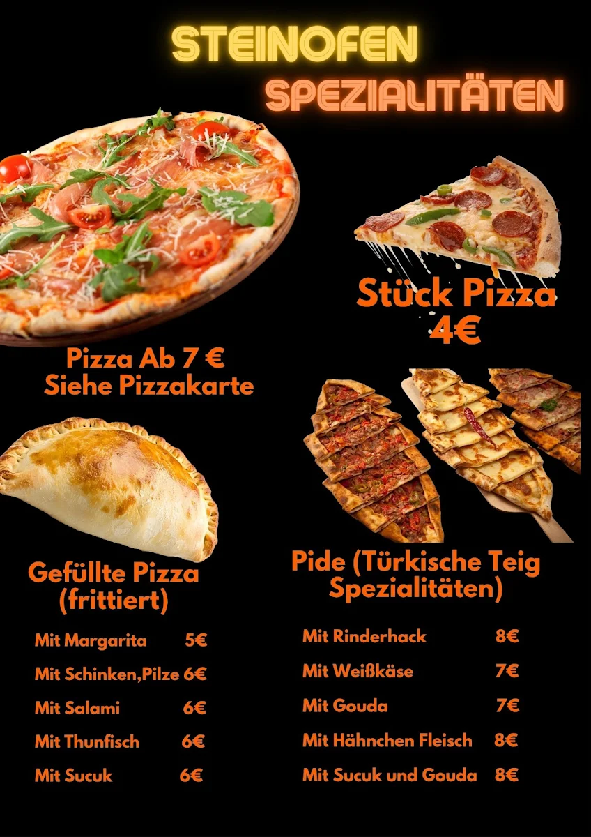 Speisekarte, Izzy's Chicken & Burger