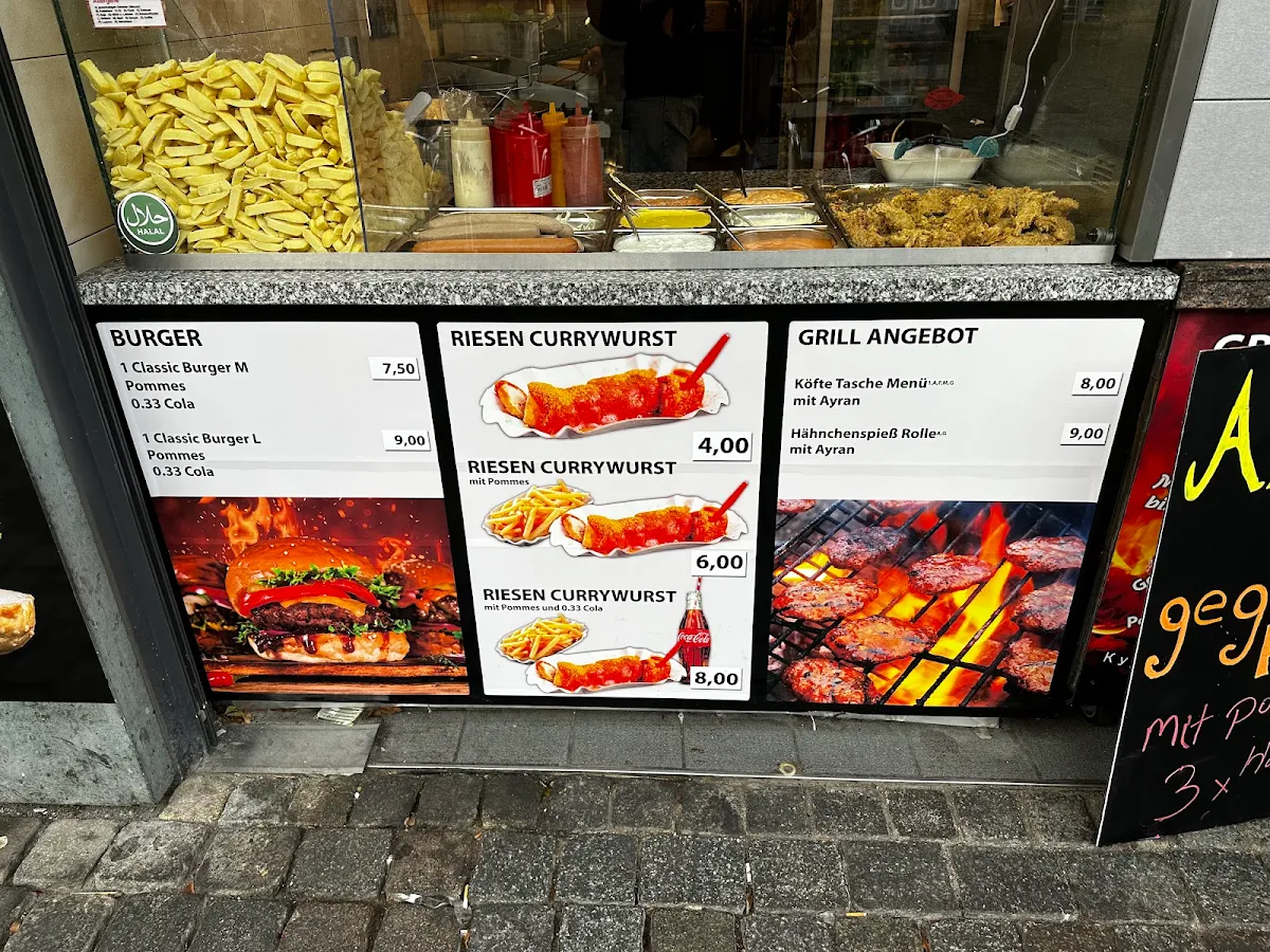 Speisekarte, Izzy's Chicken & Burger