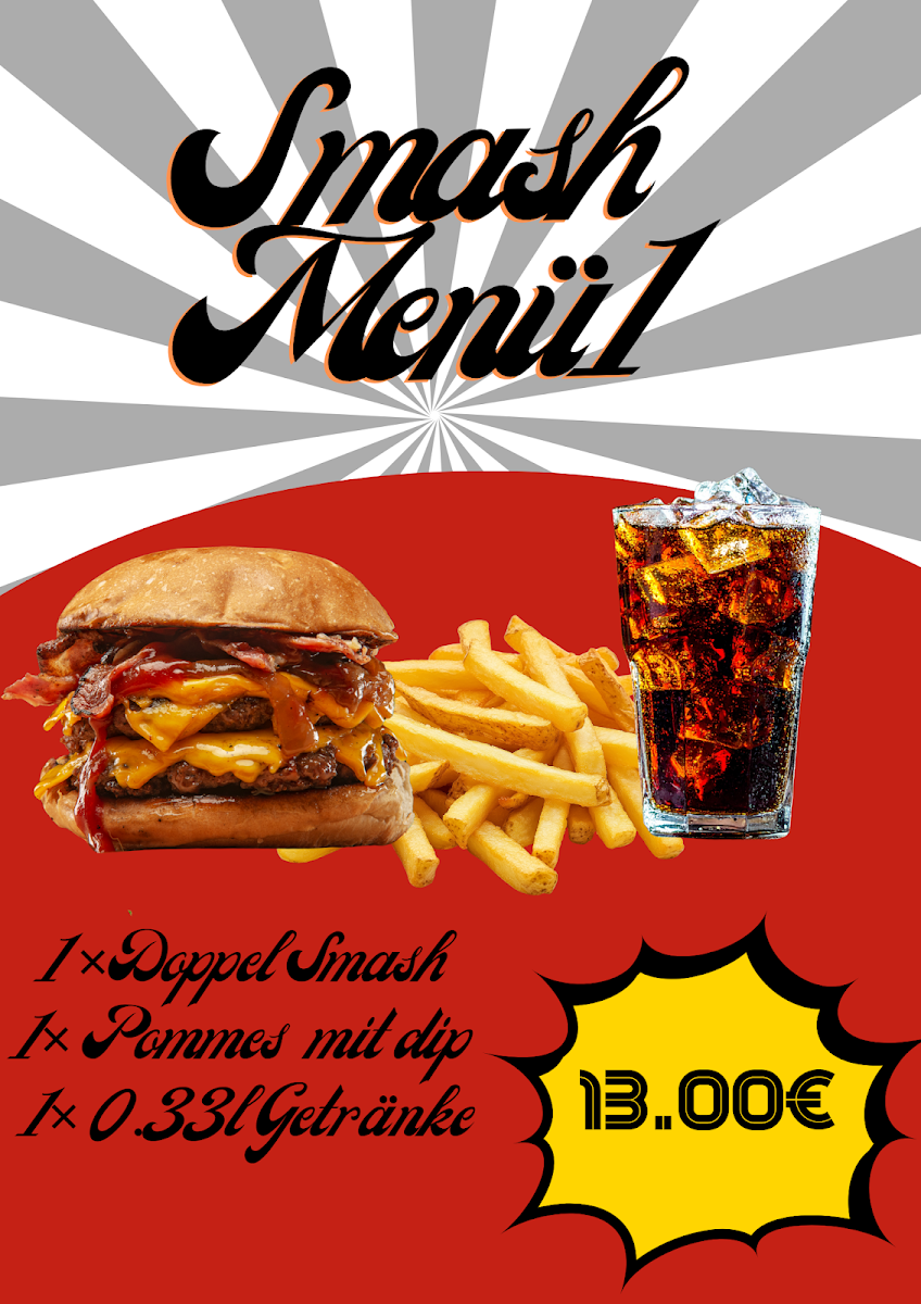 Speisekarte, Izzy's Chicken & Burger