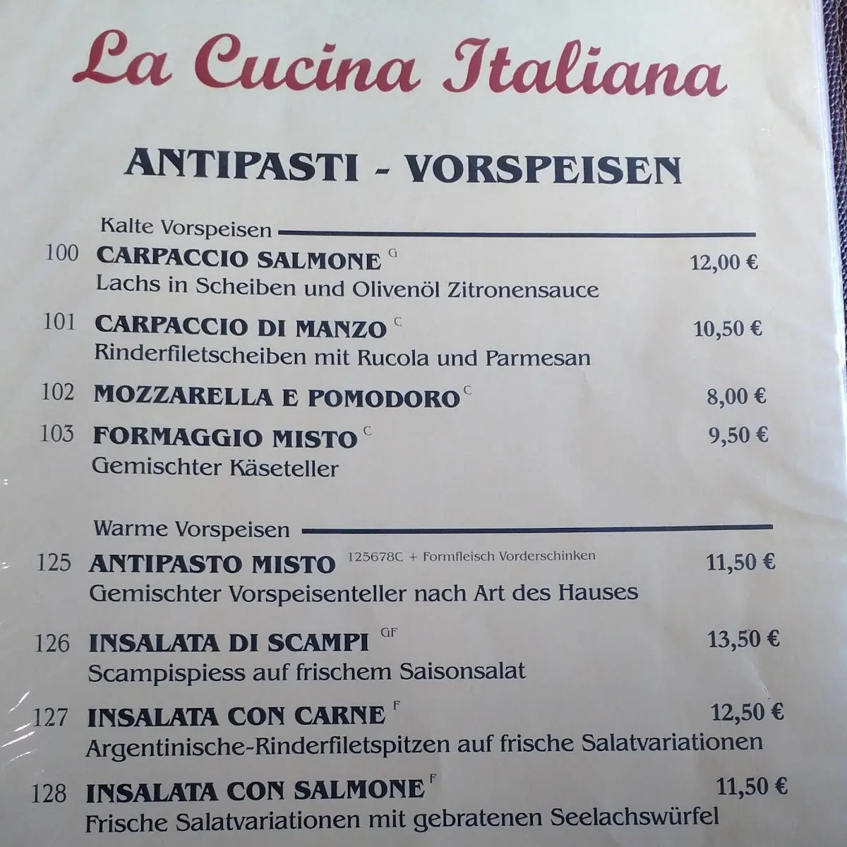Speisekarte photo 6
