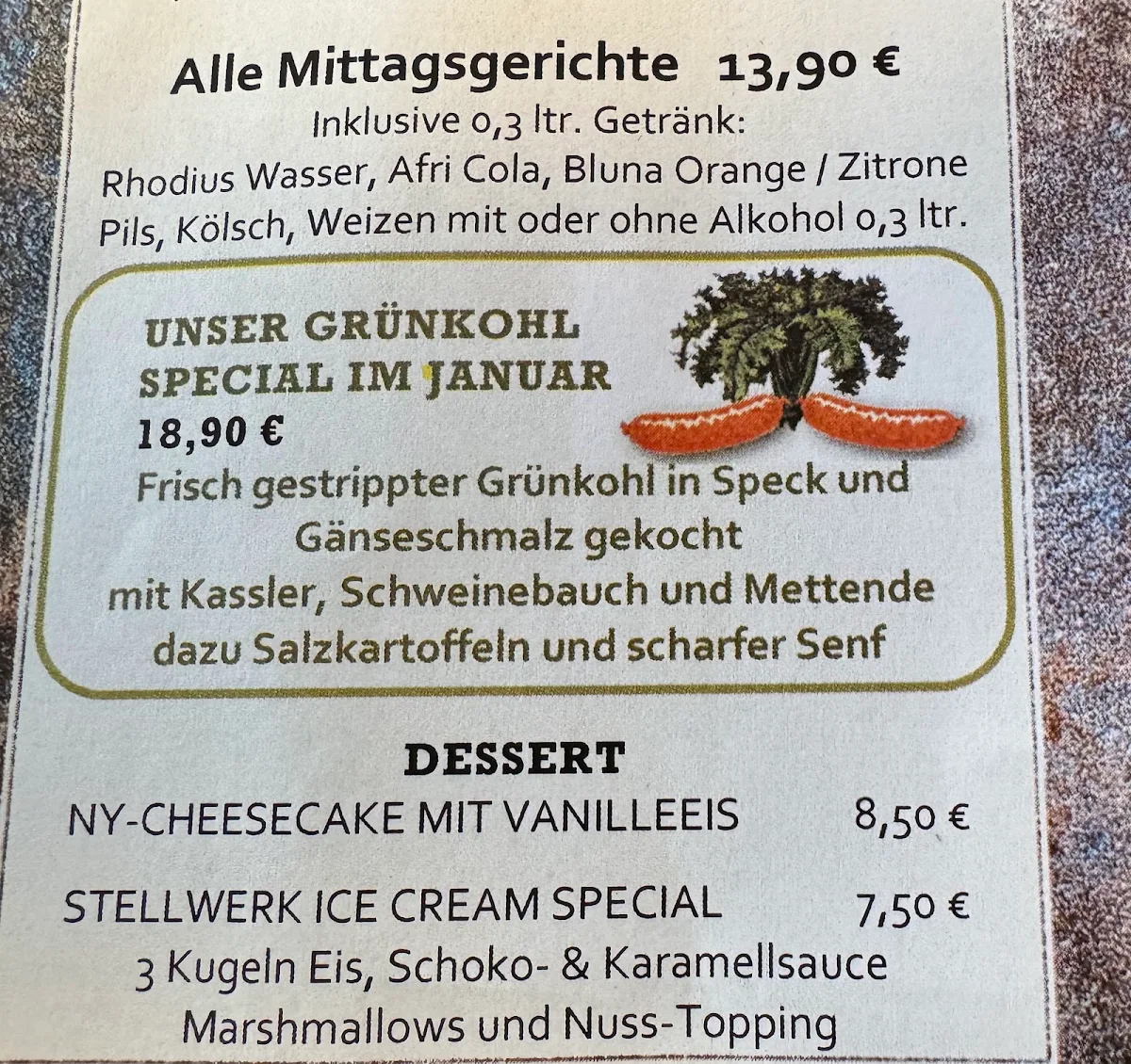 Speisekarte photo 1