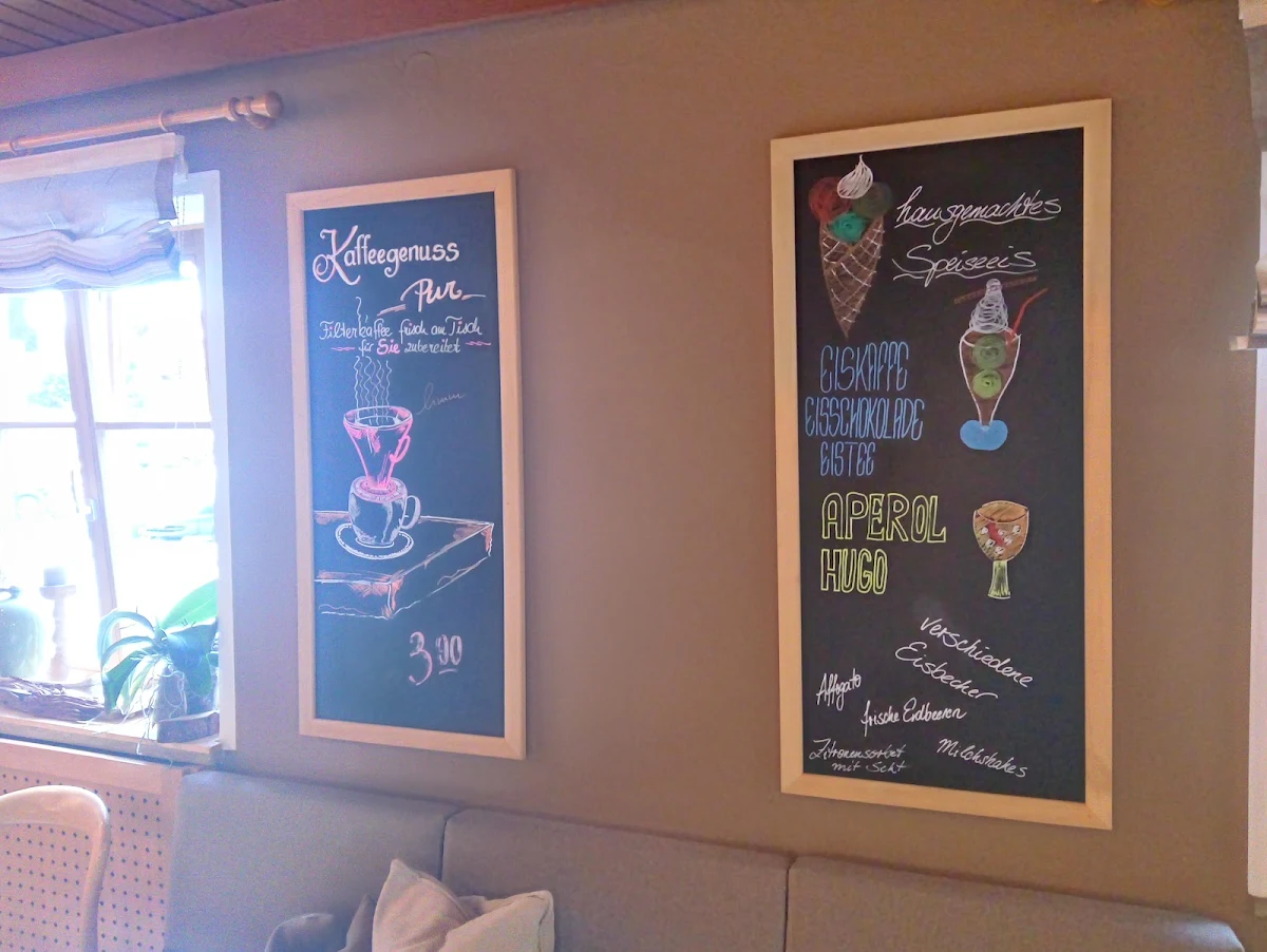 Speisekarte, Café Konditorei Schwarz