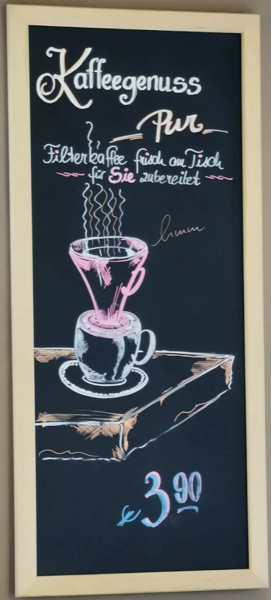 Speisekarte, Café Konditorei Schwarz