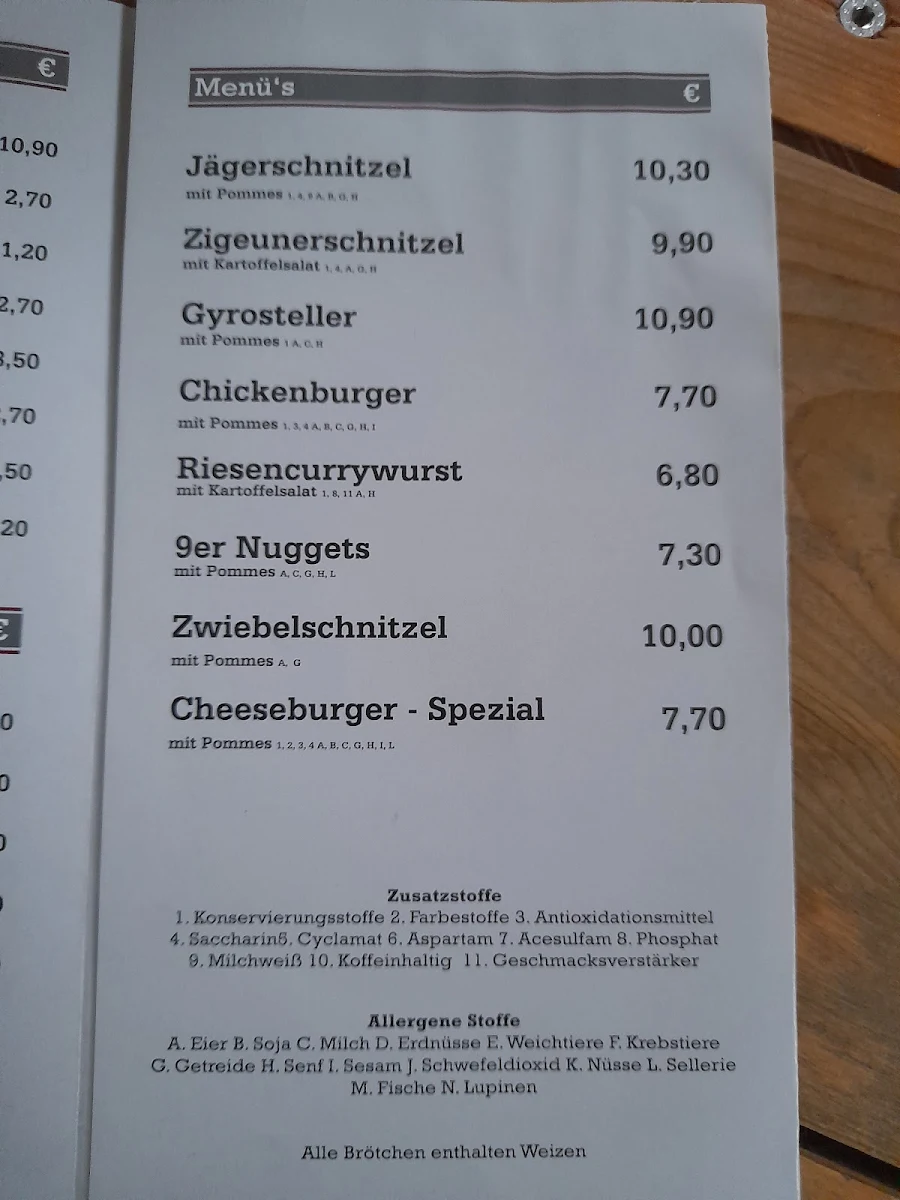 Speisekarte photo 4
