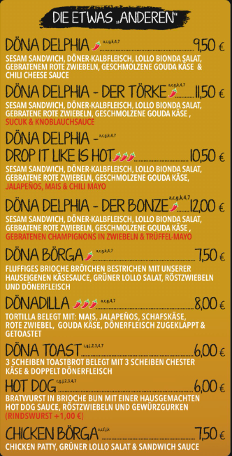 Speisekarte photo 1