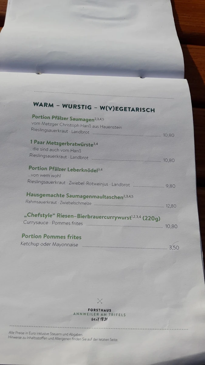 Speisekarte photo 9