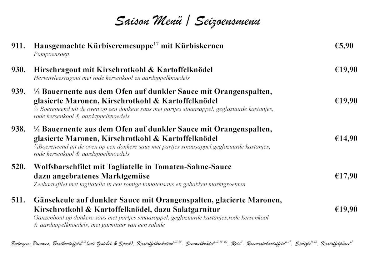 Speisekarte photo 8