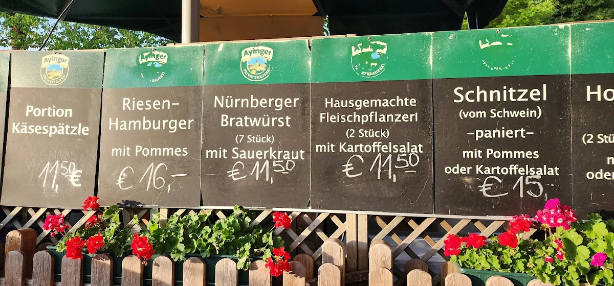 Speisekarte, Olympiaalm