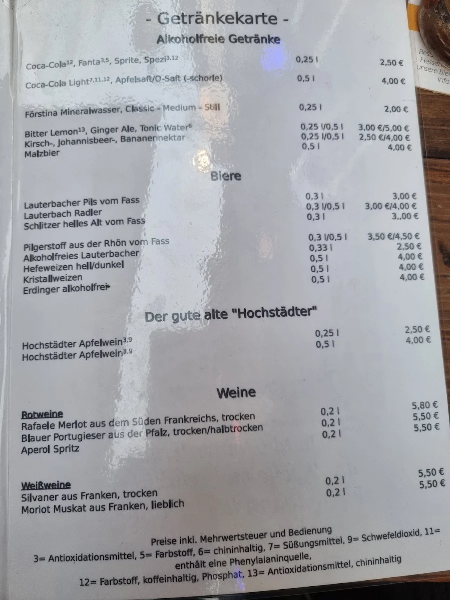 Speisekarte photo 6