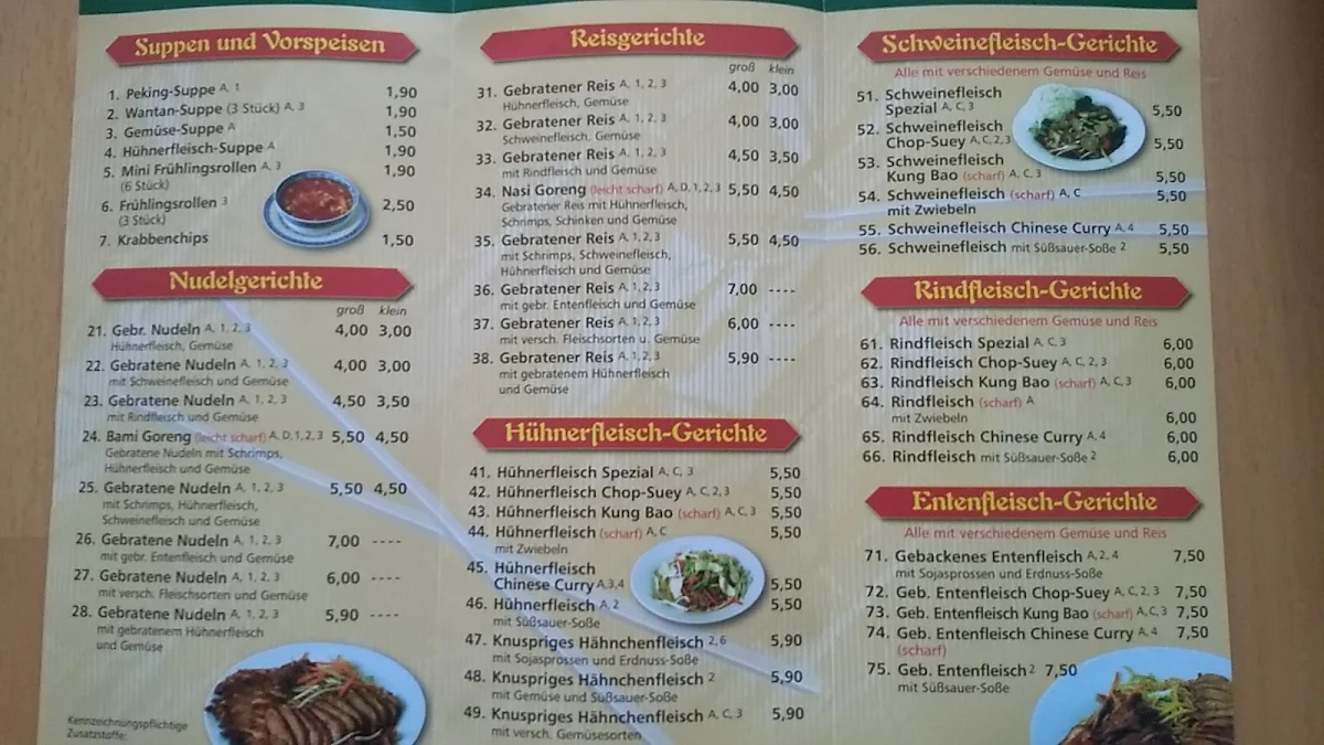 Speisekarte photo 4
