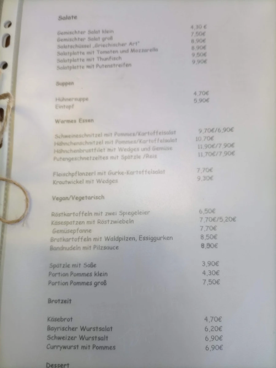Speisekarte photo 3