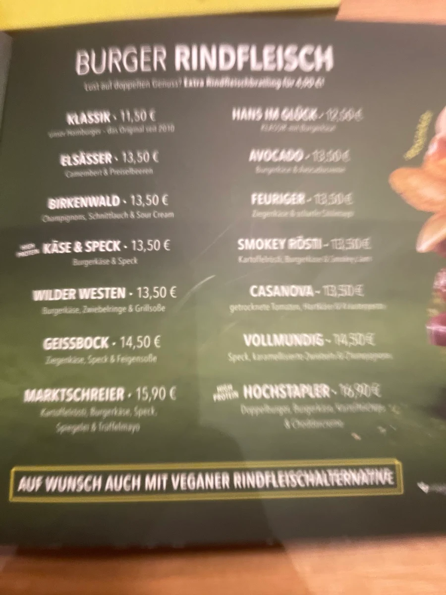 Speisekarte photo 4
