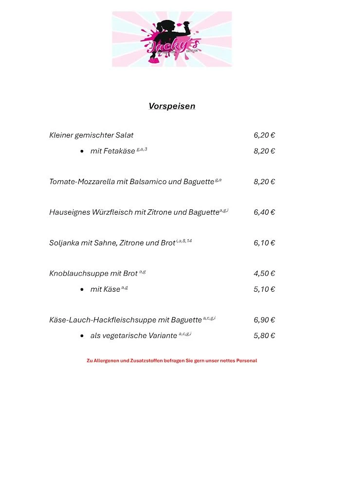 Speisekarte photo 2