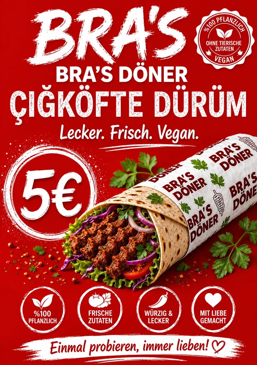 Speisekarte, Bra‘s Döner Marburg