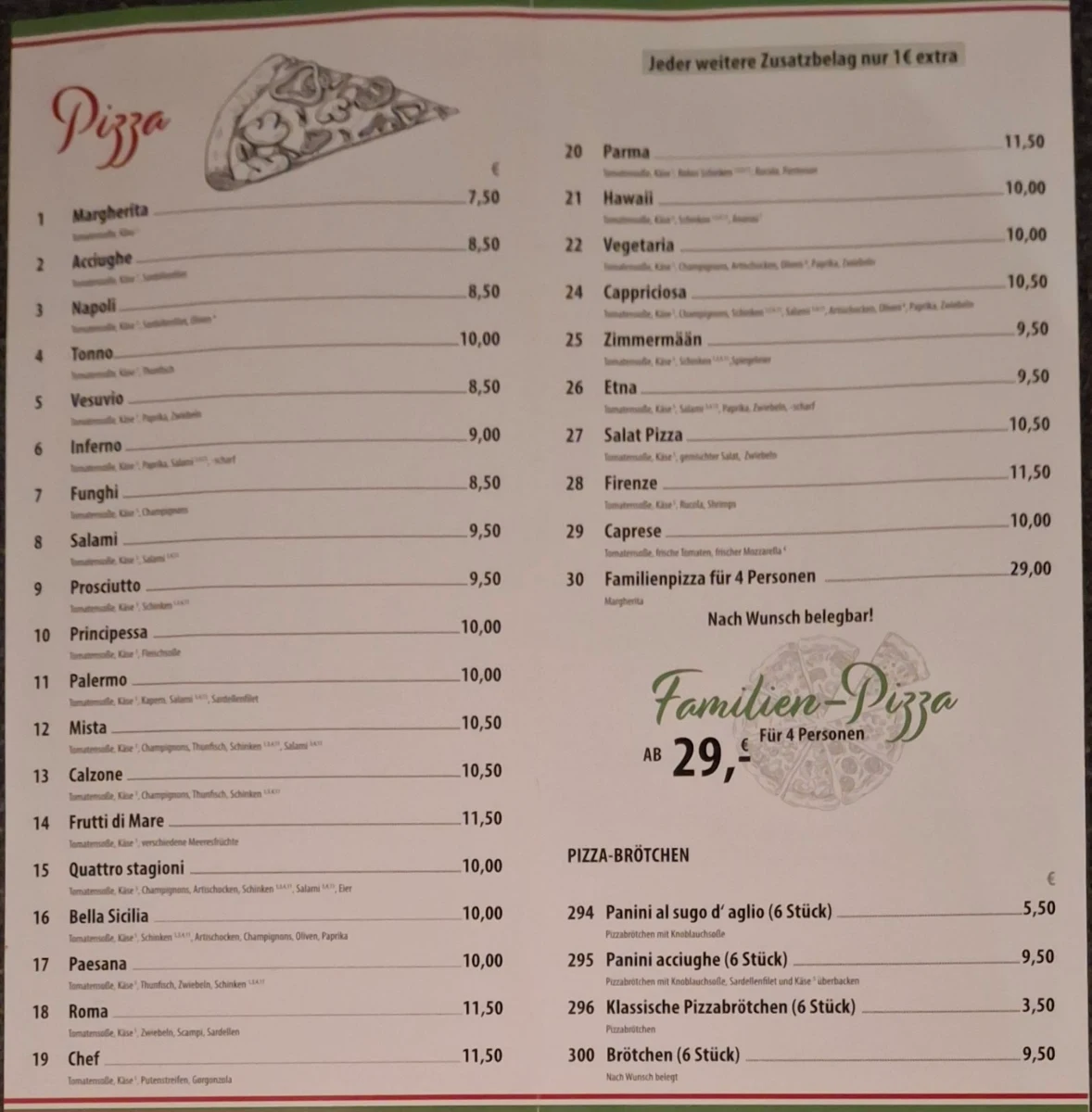 Speisekarte photo 2