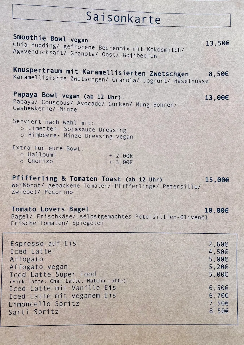 Speisekarte photo 2