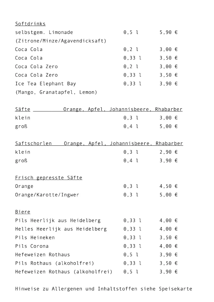 Speisekarte photo 7
