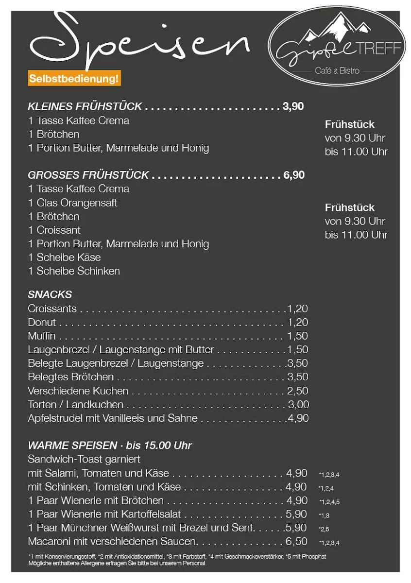 Speisekarte photo 2