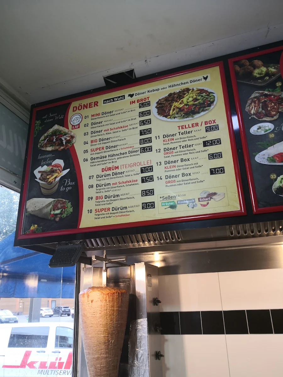 Speisekarte, KOBANI BISTRO