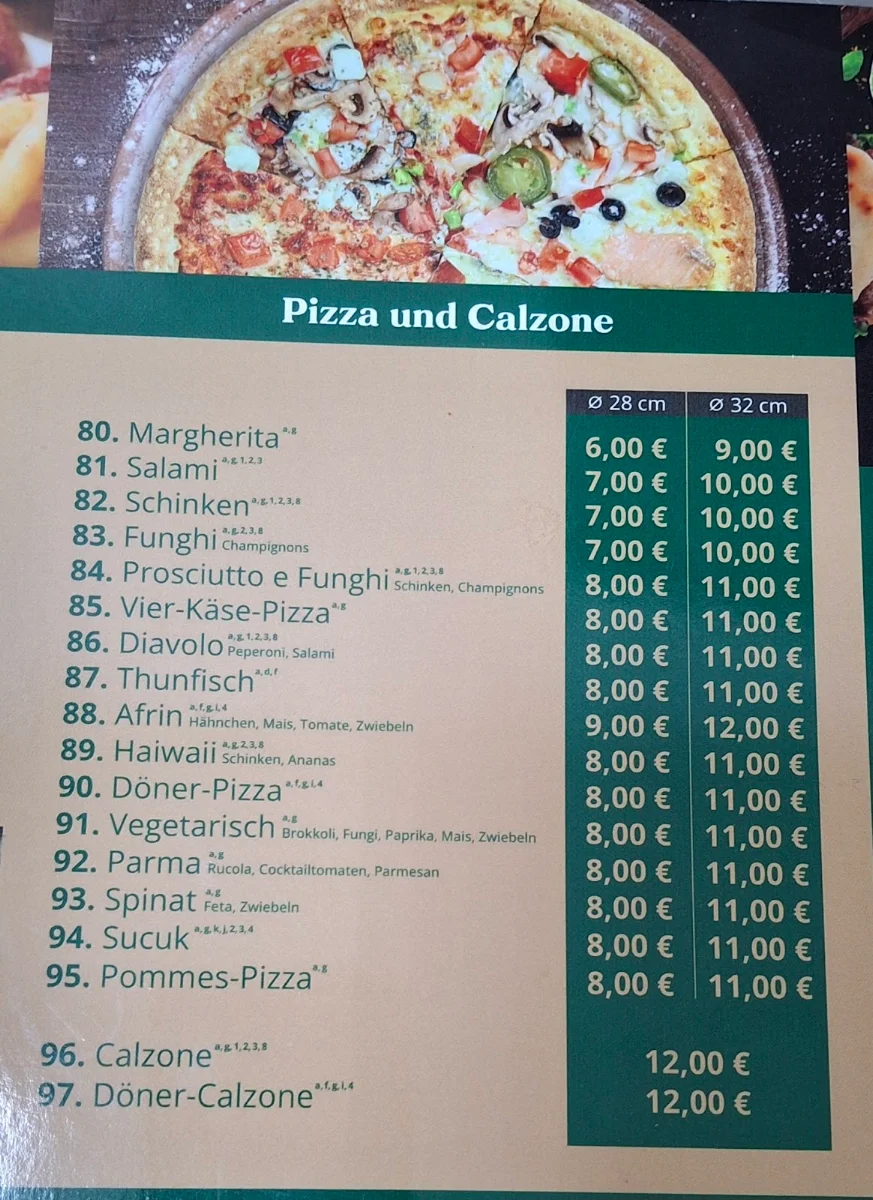 Speisekarte photo 1