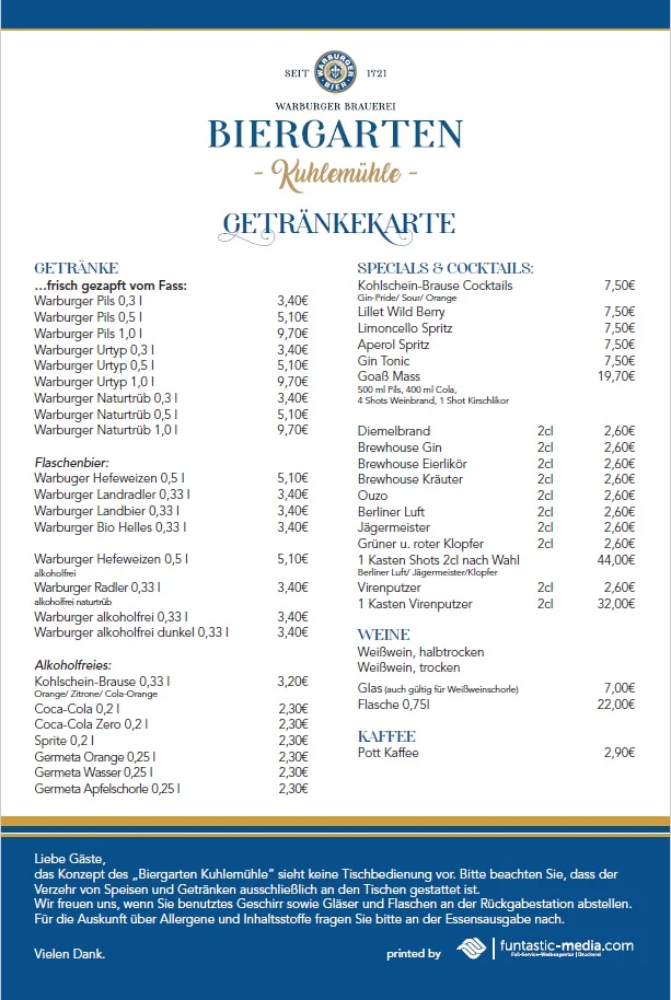 Speisekarte photo 1