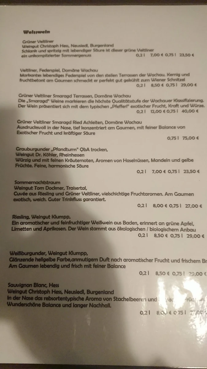 Speisekarte photo 2