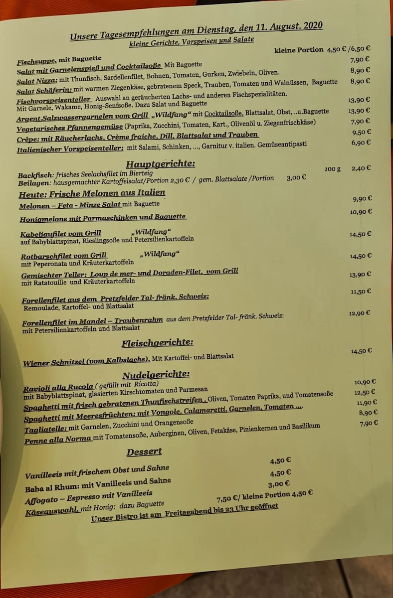 Speisekarte photo 4