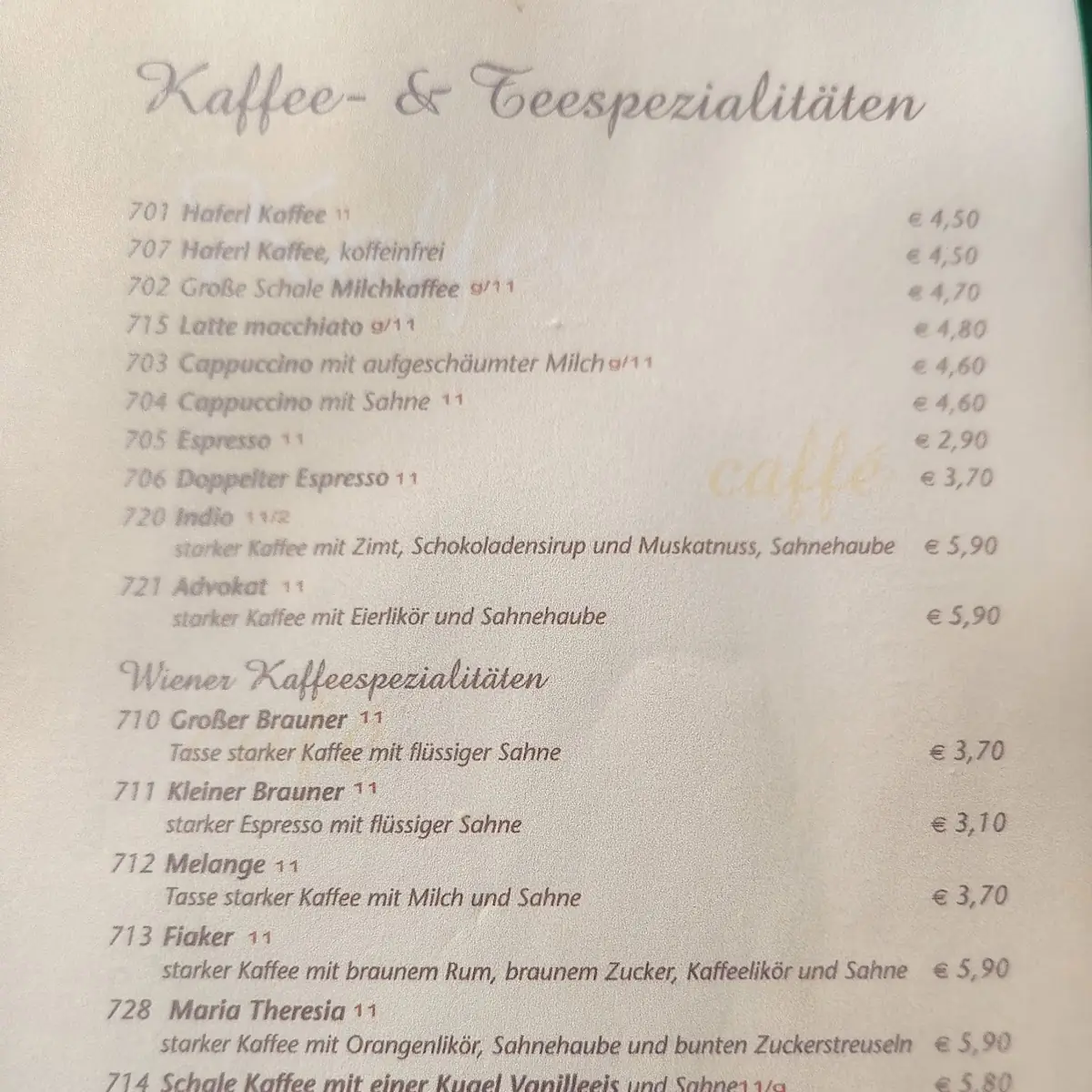 Speisekarte photo 1