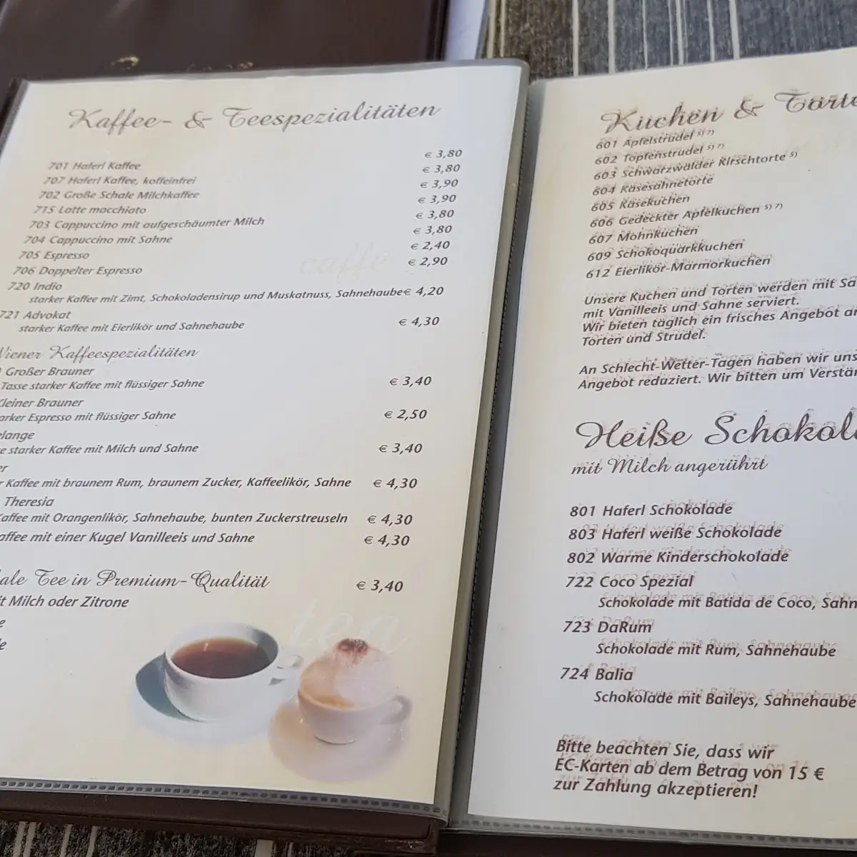 Speisekarte photo 5