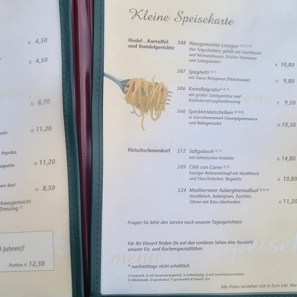 Speisekarte photo 6
