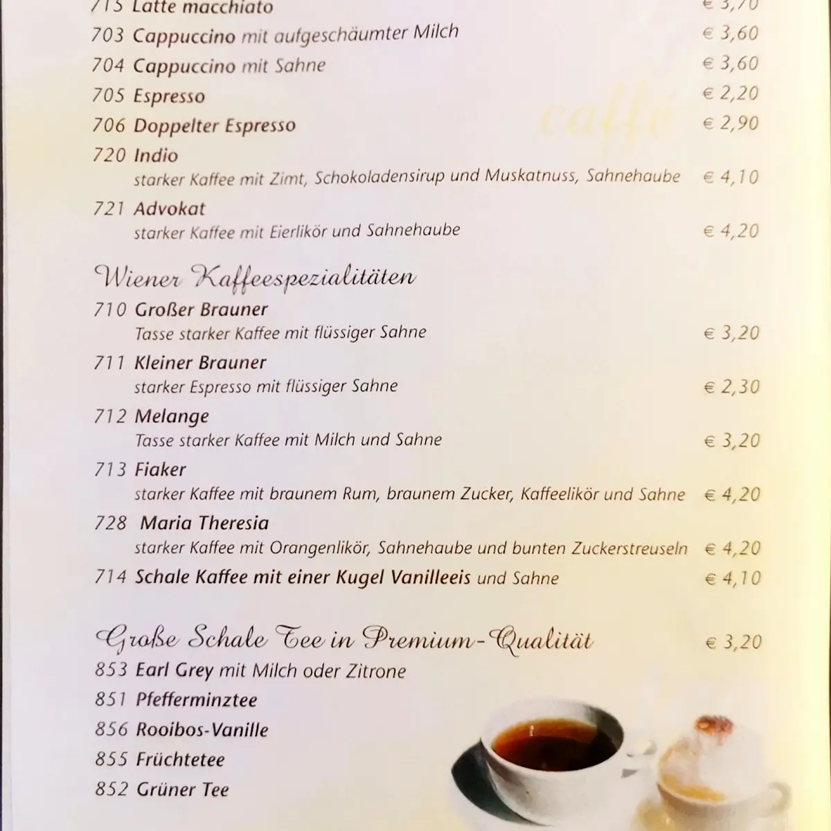 Speisekarte photo 8