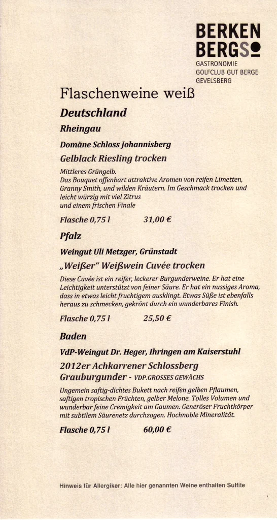 Speisekarte photo 5