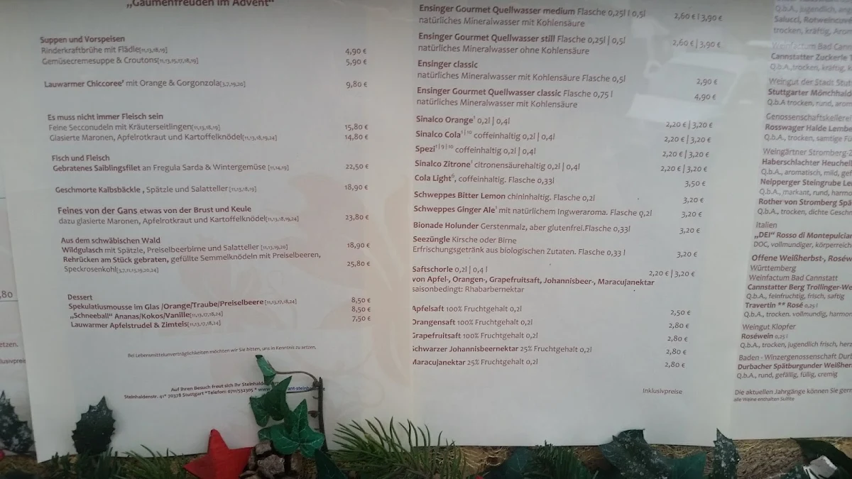 Speisekarte photo 2