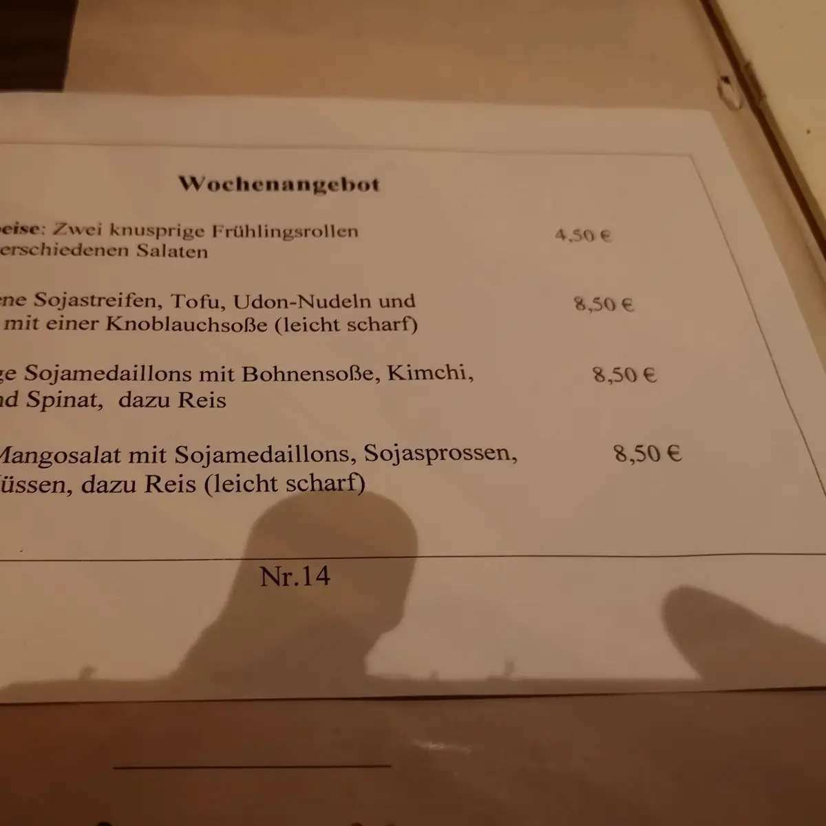 Speisekarte photo 9