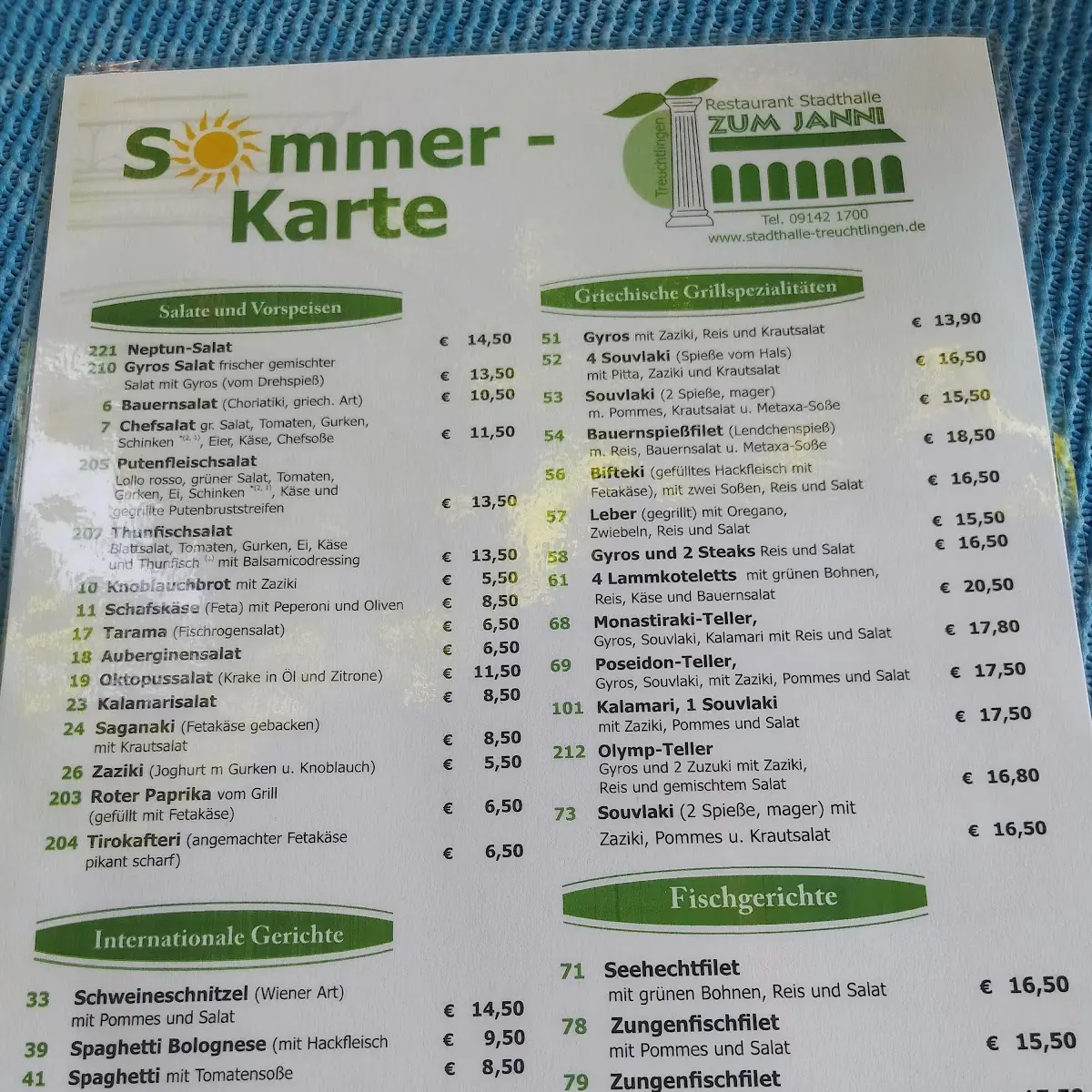 Speisekarte photo 2