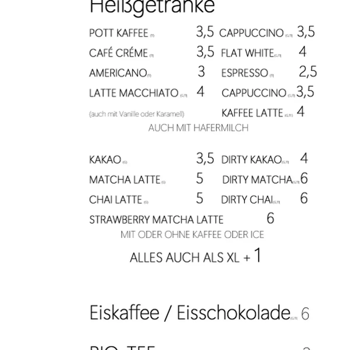 Speisekarte photo 2