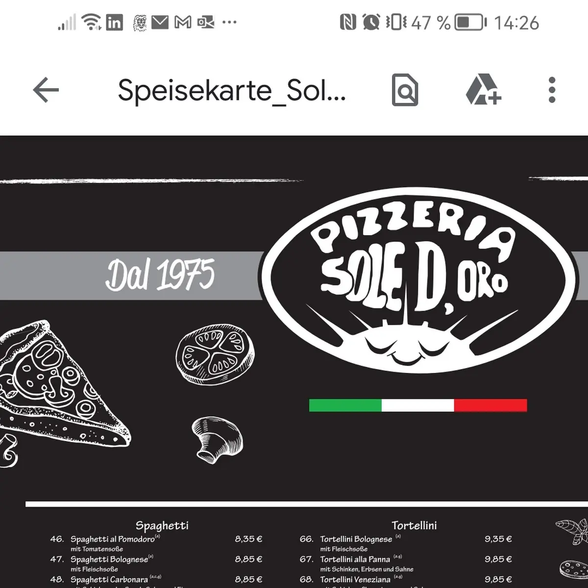 Speisekarte photo 6