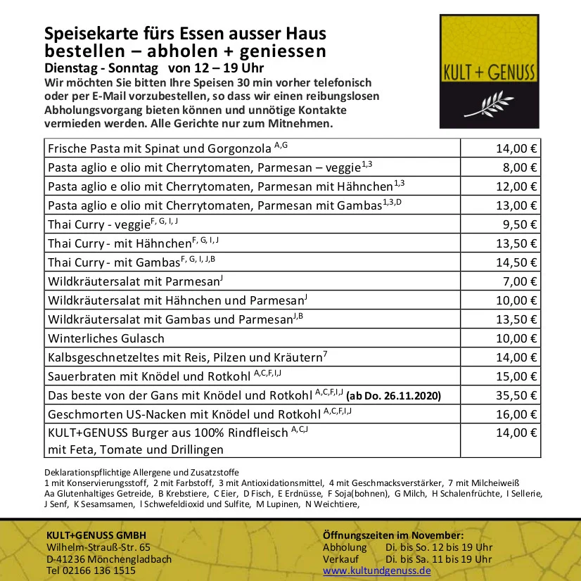Speisekarte photo 3
