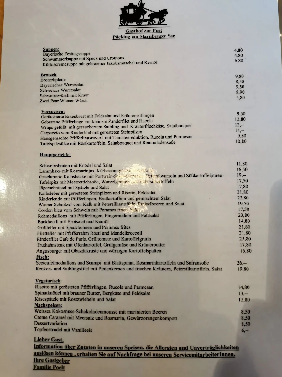 Speisekarte photo 1