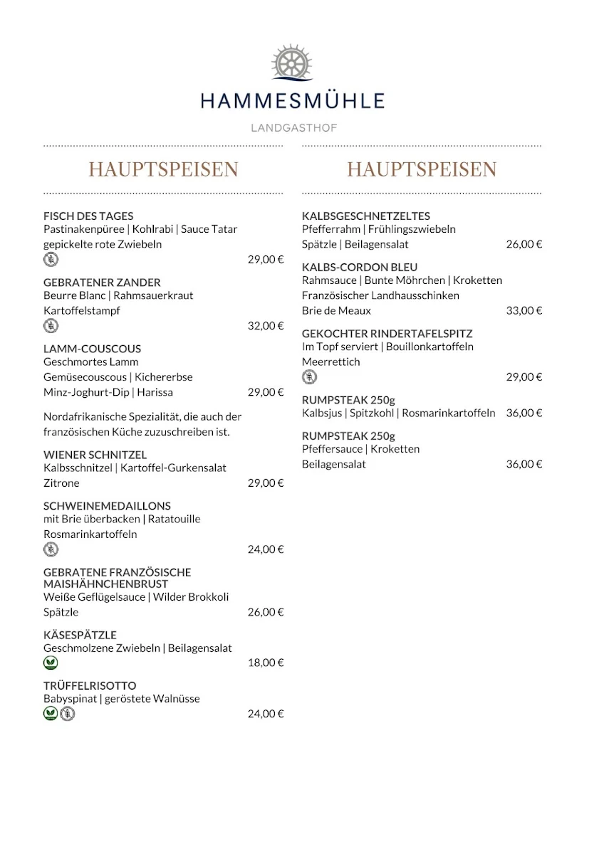 Speisekarte photo 1