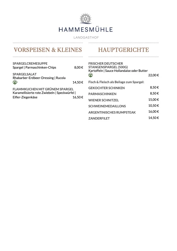 Speisekarte photo 4