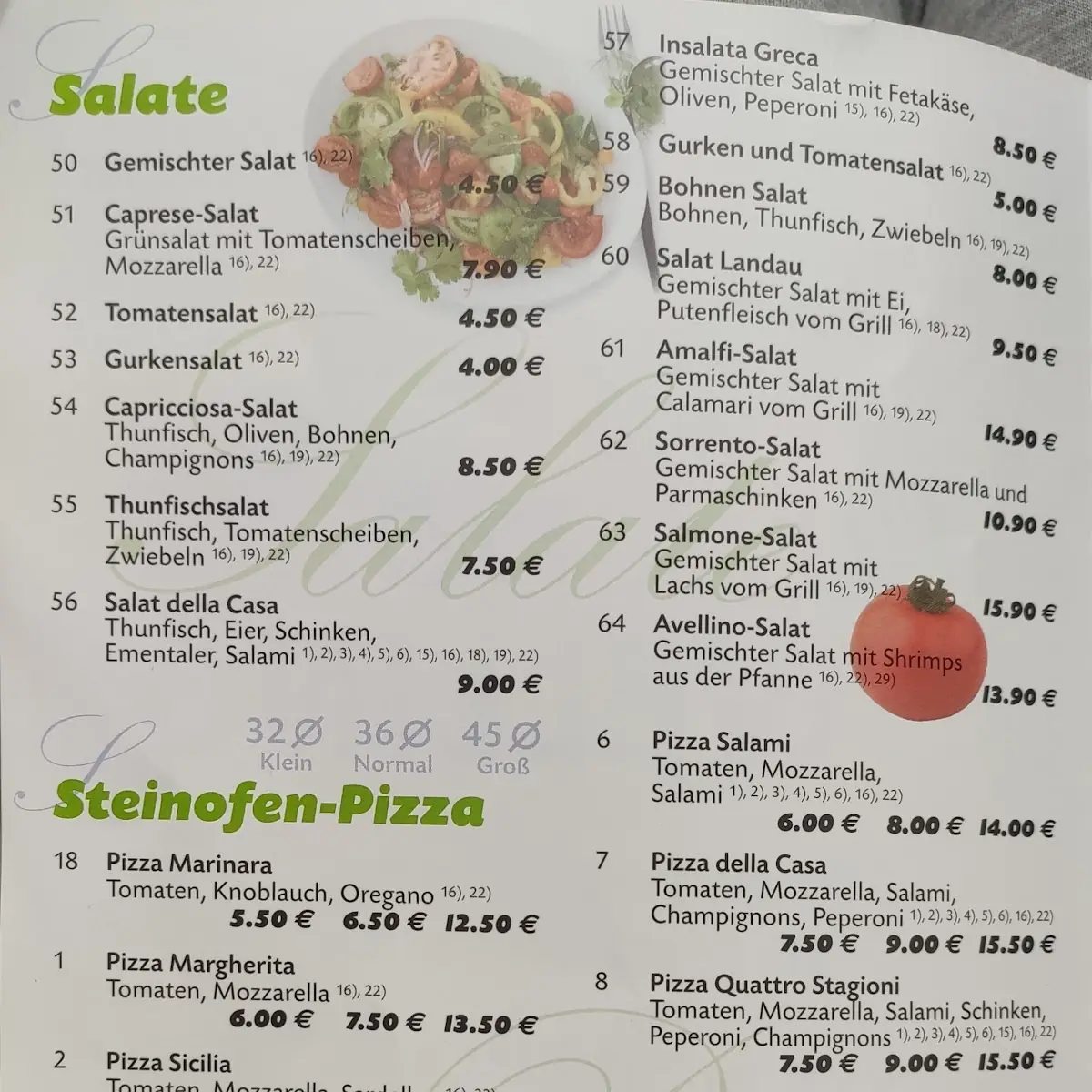Speisekarte photo 6